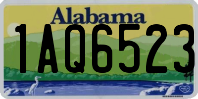 AL license plate 1AQ6523