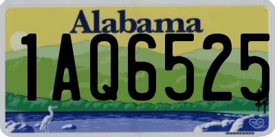 AL license plate 1AQ6525