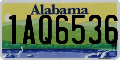 AL license plate 1AQ6536