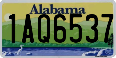 AL license plate 1AQ6537