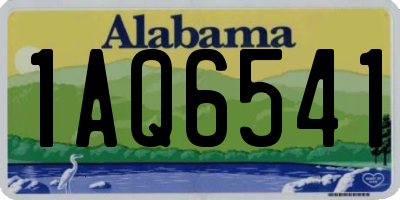 AL license plate 1AQ6541