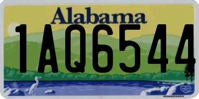 AL license plate 1AQ6544