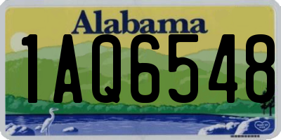 AL license plate 1AQ6548