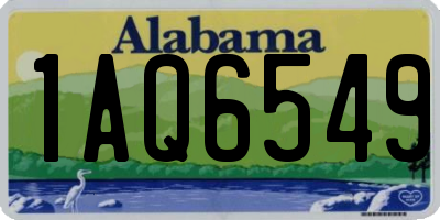 AL license plate 1AQ6549