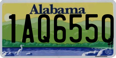 AL license plate 1AQ6550