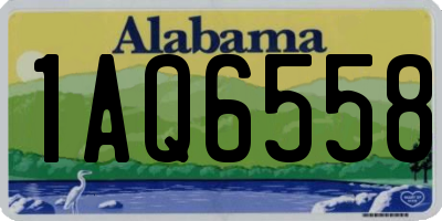 AL license plate 1AQ6558