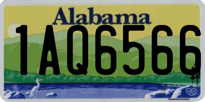 AL license plate 1AQ6566