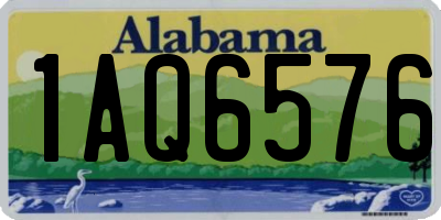AL license plate 1AQ6576