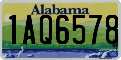 AL license plate 1AQ6578