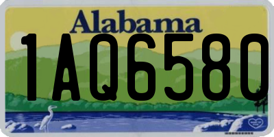 AL license plate 1AQ6580