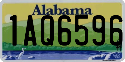 AL license plate 1AQ6596