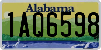 AL license plate 1AQ6598