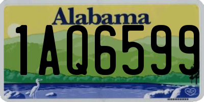 AL license plate 1AQ6599