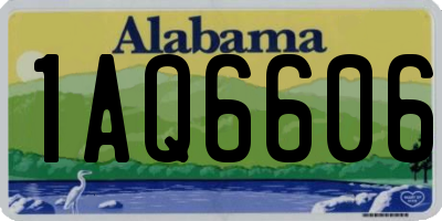 AL license plate 1AQ6606