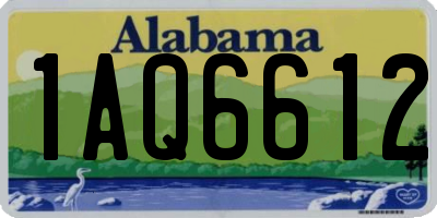 AL license plate 1AQ6612