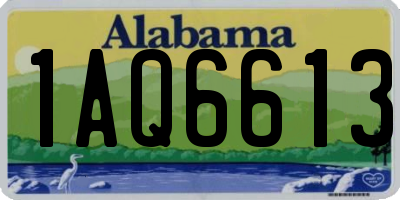 AL license plate 1AQ6613