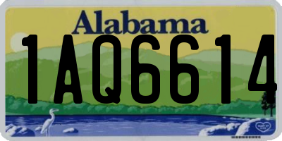 AL license plate 1AQ6614