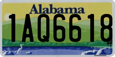 AL license plate 1AQ6618