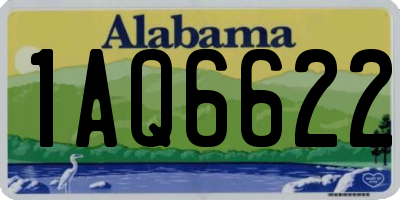 AL license plate 1AQ6622