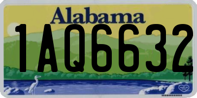AL license plate 1AQ6632