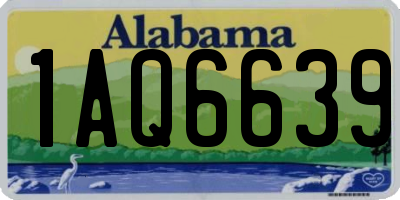 AL license plate 1AQ6639