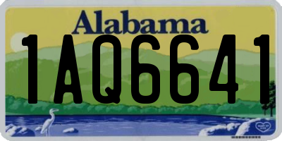 AL license plate 1AQ6641