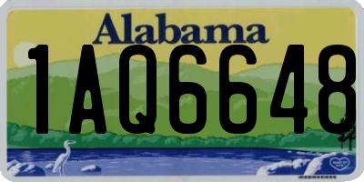 AL license plate 1AQ6648