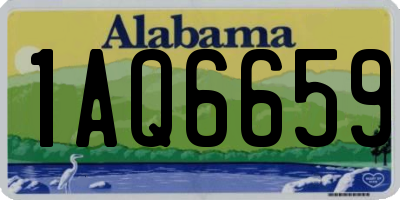 AL license plate 1AQ6659