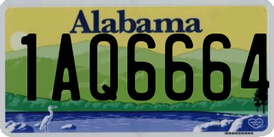 AL license plate 1AQ6664