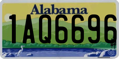 AL license plate 1AQ6696