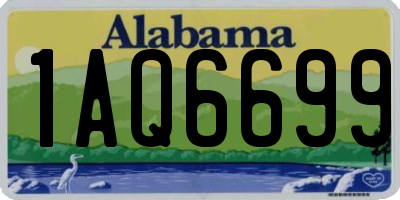 AL license plate 1AQ6699