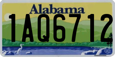 AL license plate 1AQ6712