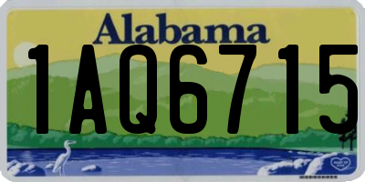 AL license plate 1AQ6715