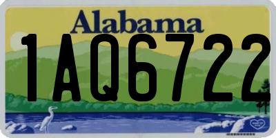 AL license plate 1AQ6722