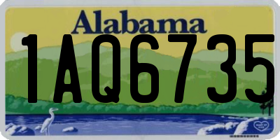 AL license plate 1AQ6735