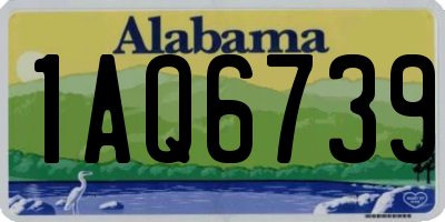 AL license plate 1AQ6739