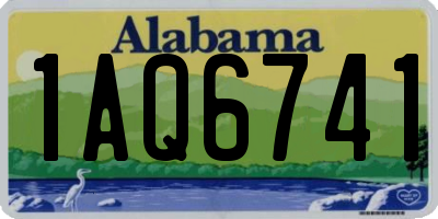 AL license plate 1AQ6741