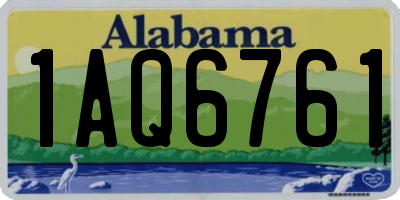 AL license plate 1AQ6761