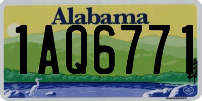 AL license plate 1AQ6771