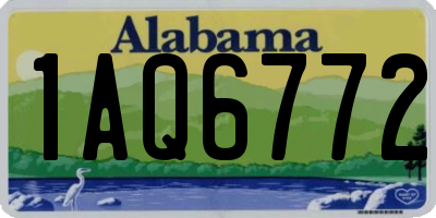 AL license plate 1AQ6772