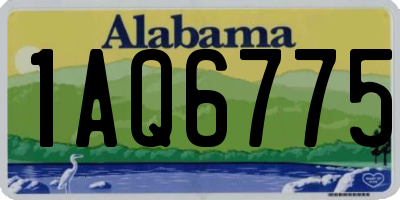 AL license plate 1AQ6775