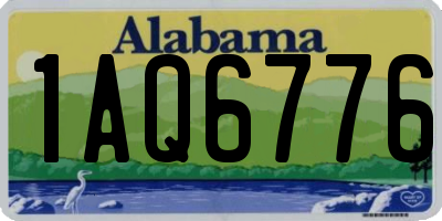 AL license plate 1AQ6776