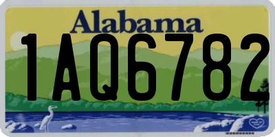 AL license plate 1AQ6782