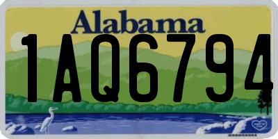 AL license plate 1AQ6794