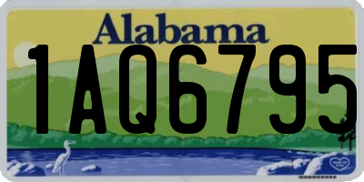 AL license plate 1AQ6795