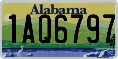 AL license plate 1AQ6797