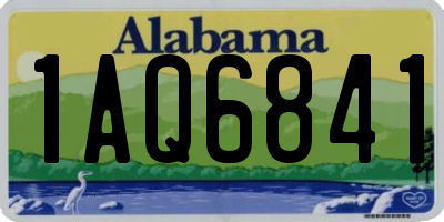 AL license plate 1AQ6841