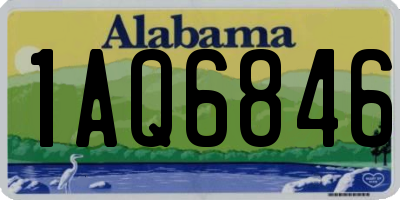 AL license plate 1AQ6846