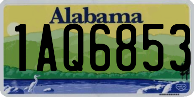 AL license plate 1AQ6853