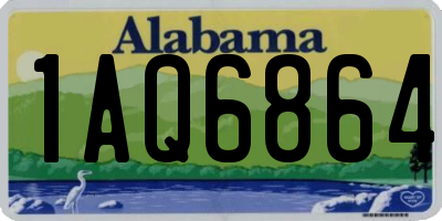 AL license plate 1AQ6864